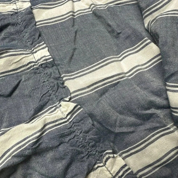 Express Women’s Striped Skirt Blue and white Ruffle Skirt Size S New - Picture 15 of 15